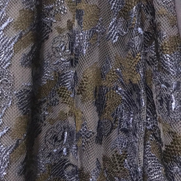 Gorgeous navy silk and lace Prabal Gurung blouse - Picture 2 of 8